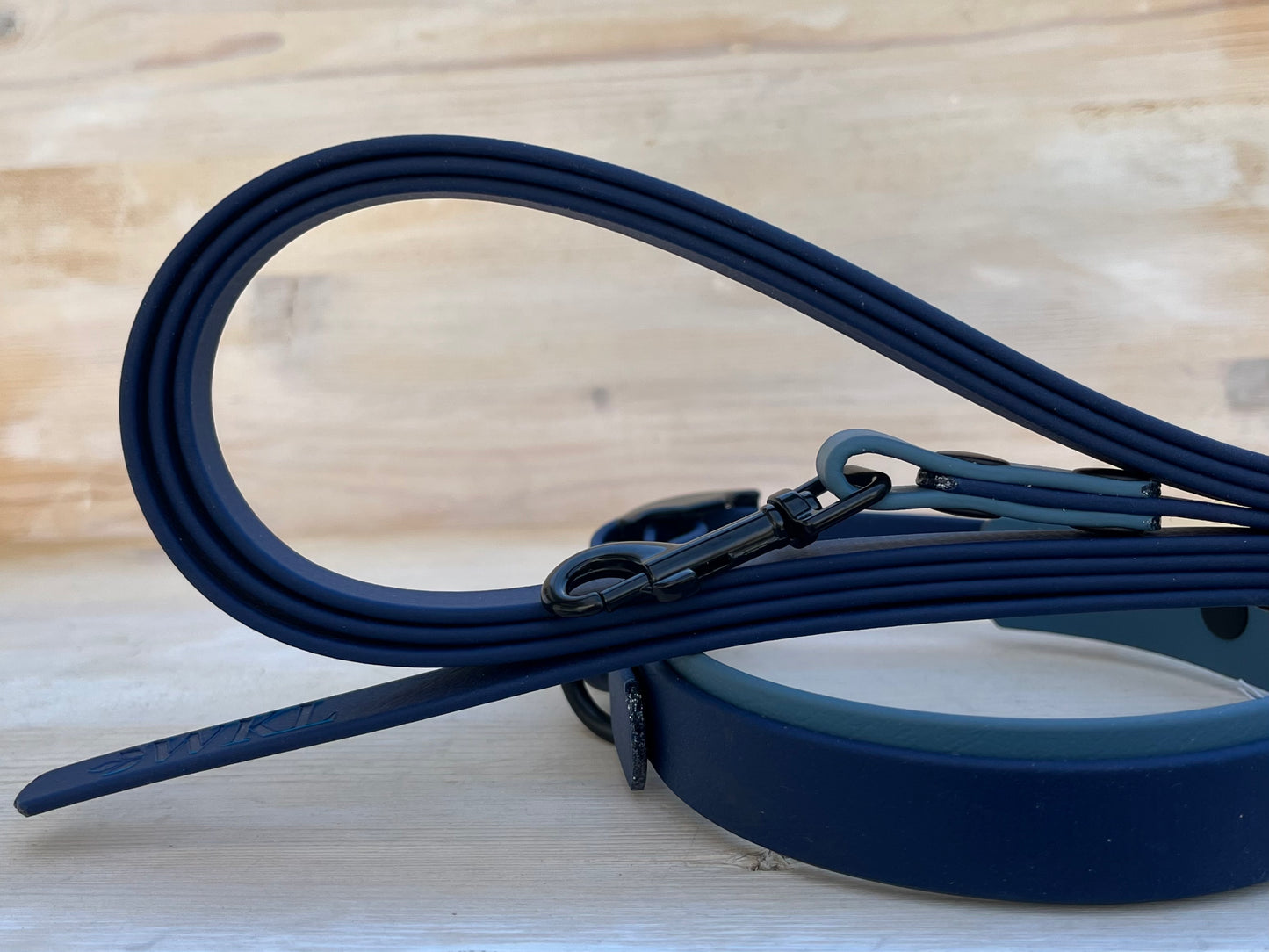 Navy with Petrol accent. 