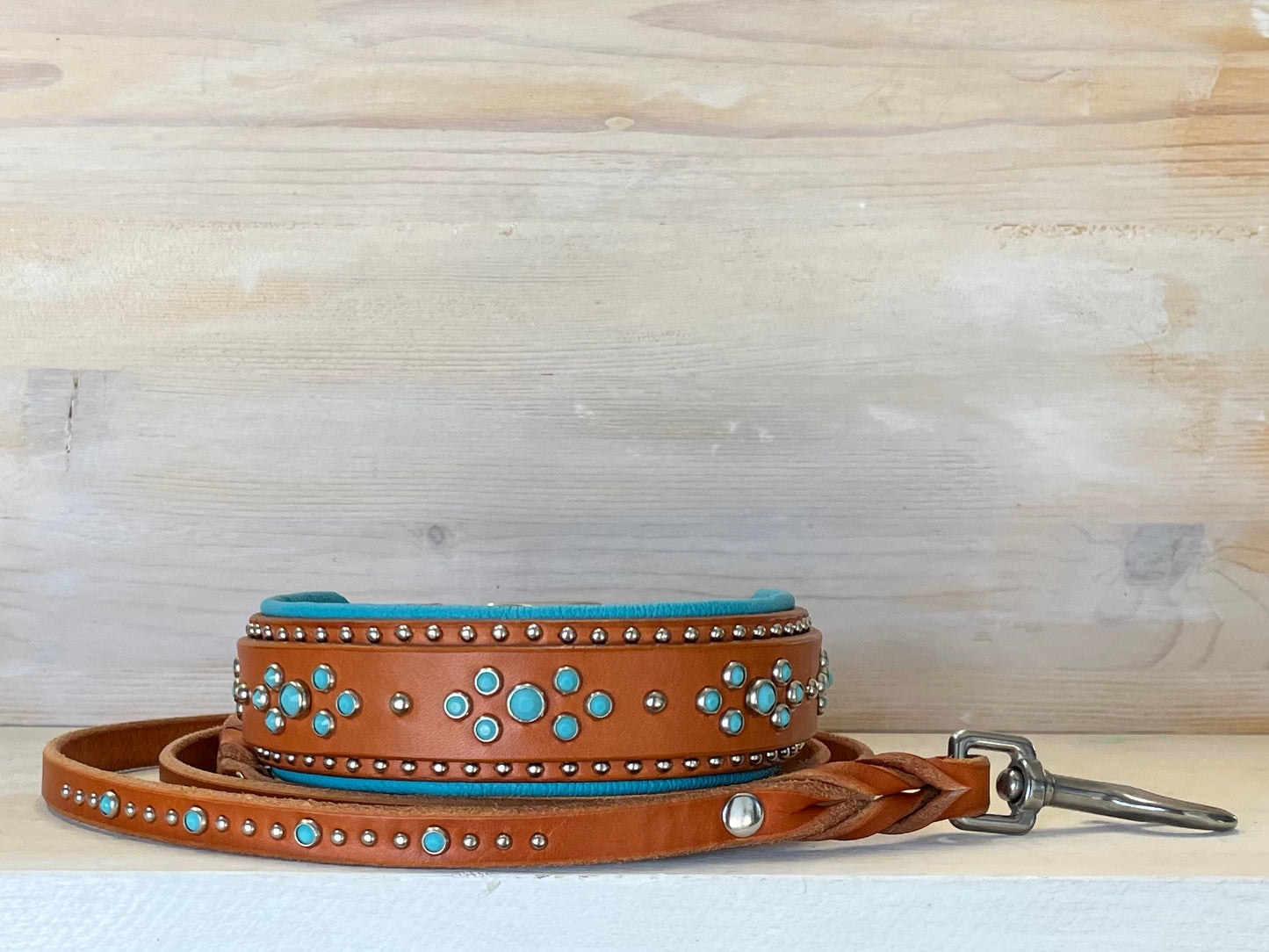 Adios Mini: Matching 1/2" Leather Leash